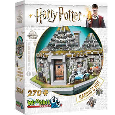 3D-Puzzle Hagrids Hütte - Harry Potter, 270 Teile