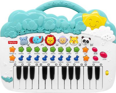Fisher Price Babys Keyboard Piano Lernspielzeug Lieder Klavier Instrument Musik 