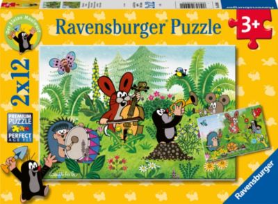 Ravensburger Puzzle Gartenparty mit Freunden 2 x12 Teile