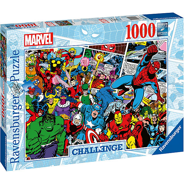 Puzzle Challenge Marvel, 1.000 Teile