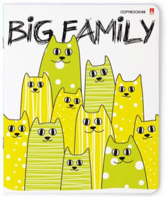 Комплект тетрадей Альт Big family, клетка, 48 листов
