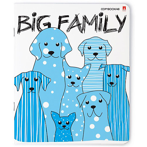 Комплект тетрадей Альт Big family, клетка, 48 листов от Альт
