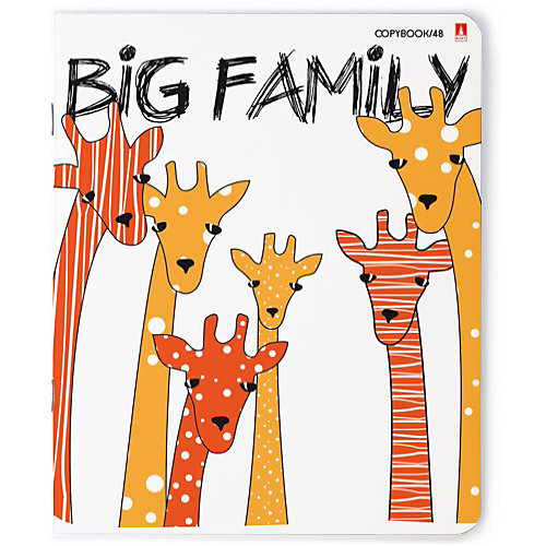 Комплект тетрадей Альт Big family, клетка, 48 листов от Альт