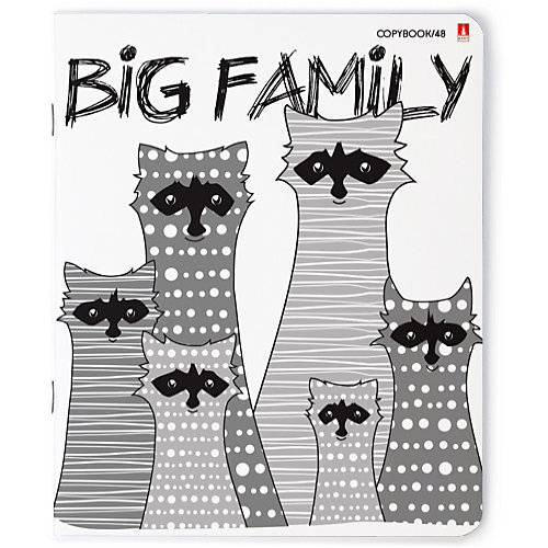 Комплект тетрадей Альт Big family, клетка, 48 листов от Альт