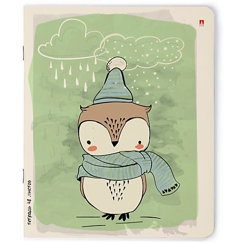 Комплект тетрадей Альт Animals in rain, клетка, 48 листов от Альт