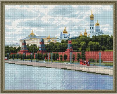 Алмазная мозаика Molly "Москва, Кремль", 40х50 см