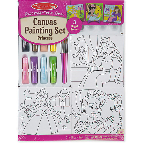Набор раскрасок на холсте Melissa&Doug Принцессы от Melissa & Doug