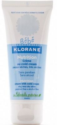 Крем для кожи Klorane Bebe Nutrition с физио календулином, 40 мл