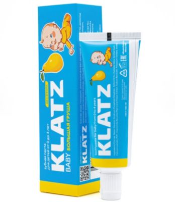 Зубная паста для детей Klatz Baby Большая груша, 48 мл