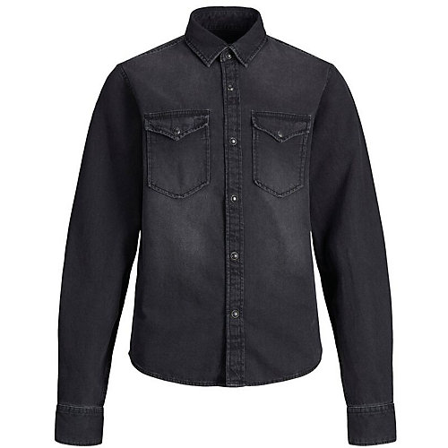 Джинсовая рубашка Jack & Jones Junior - черный от JACK & JONES Junior