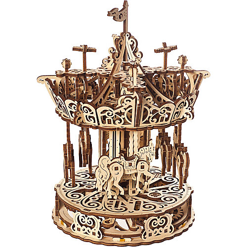 3D конструктор Ugears Карусель, 300 деталей от UGEARS