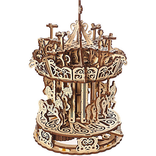 3D конструктор Ugears Карусель, 300 деталей от UGEARS