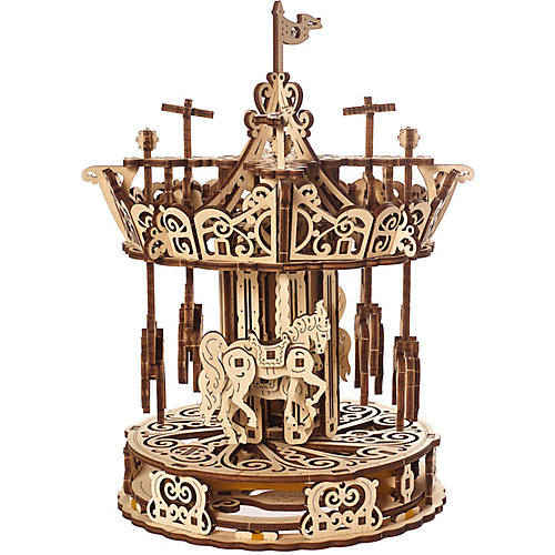 3D конструктор Ugears Карусель, 300 деталей от UGEARS
