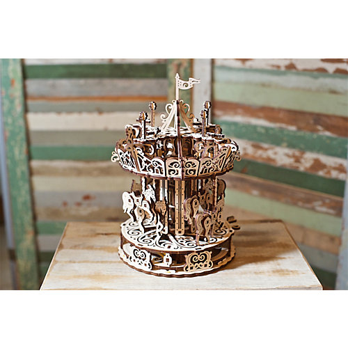3D конструктор Ugears Карусель, 300 деталей от UGEARS