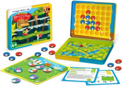Магнитные настольные игры Magneticus 4-в-1