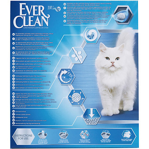 Наполнитель для кошачьих туалетов Ever Clean Extra Strong Clumpin Unscented комкующийся, 6 л