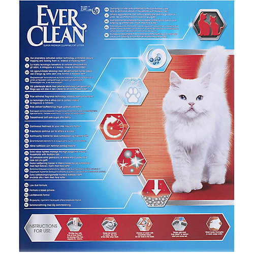 Наполнитель для кошачьих туалетов Ever Clean Multiple Cat комкующийся, 10 л
