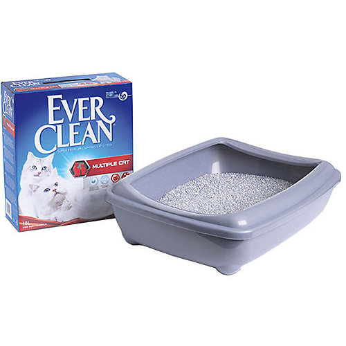 Наполнитель для кошачьих туалетов Ever Clean Multiple Cat комкующийся, 10 л