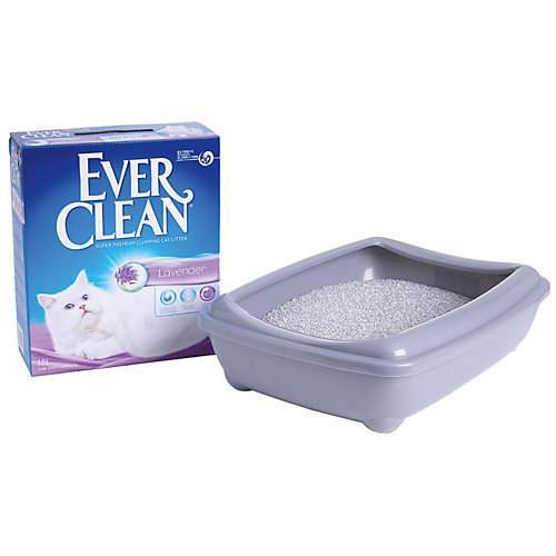 Наполнитель для кошачьих туалетов Ever Clean Lavender комкующийся, 10 л