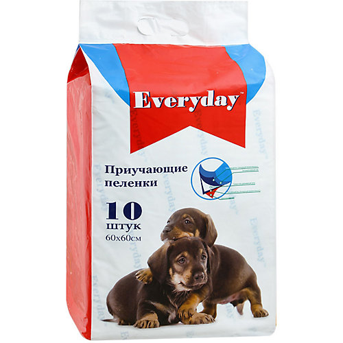 Впитывающие пелёнки Everyday для животных 10 шт, 60х60 см
