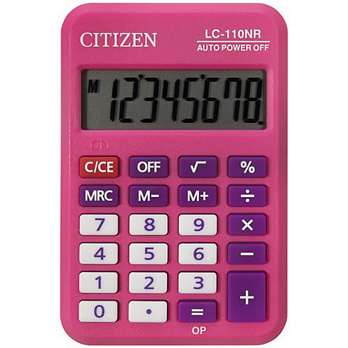 Калькулятор карманный Citizen LC-110NR-PK от Citizen
