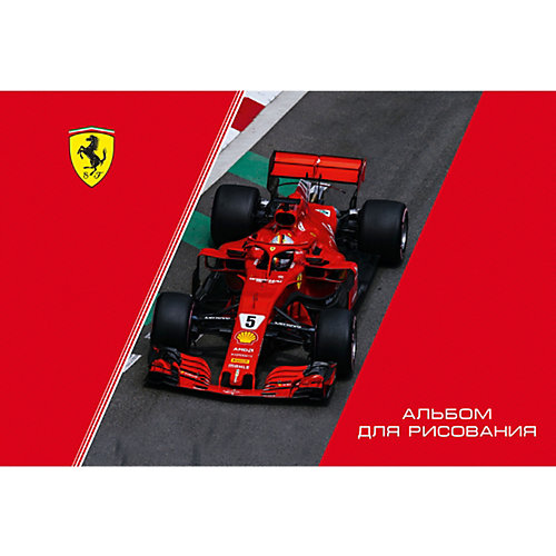 Альбом для рисования Полиграф Принт Ferrari, 40 листов от Полиграф Принт