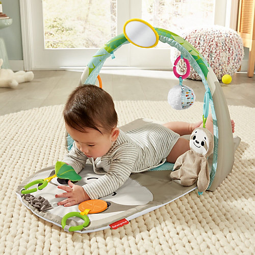 Развивающий коврик Fisher-Price Ленивец - разноцветный от Mattel