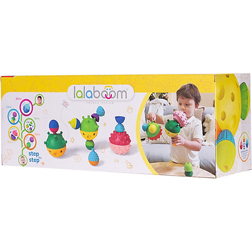 Тактильные развивающие шары Lalaboom, 3 шт от Lalaboom