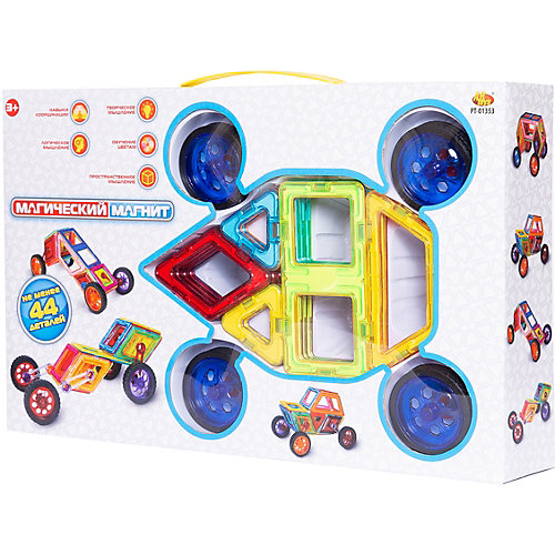Конструктор ABtoys "Магический магнит", 44 детали от ABtoys