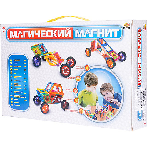 Конструктор ABtoys "Магический магнит", 44 детали от ABtoys
