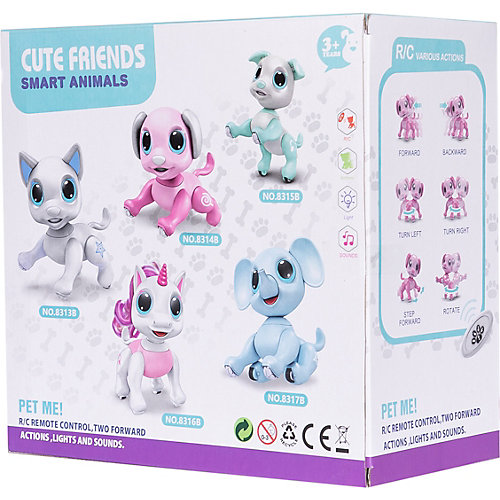 Интерактивная игрушка на радиоуправлении Junfa Toys "Собачка", свет, звук от Junfa Toys