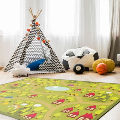 Kinderteppich Garden Frosch Wiese Mytoys