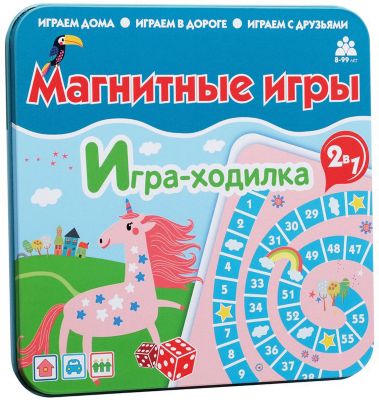 Магнитная игра Бумбарам "Ходилка Единороги"