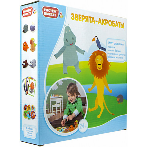 Игра развивающая 1Toy Зверята - акробаты от 1Toy
