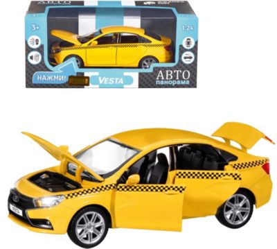Машинка Автопанорама Lada Vesta Такси , 1:24