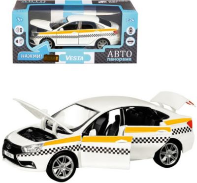 Машинка Автопанорама Lada Vesta Такси , 1:24