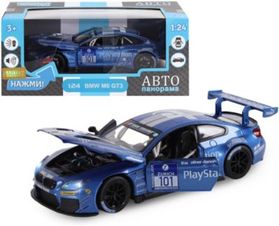 Машинка Автопанорама BMW M6 GT3, 1:24