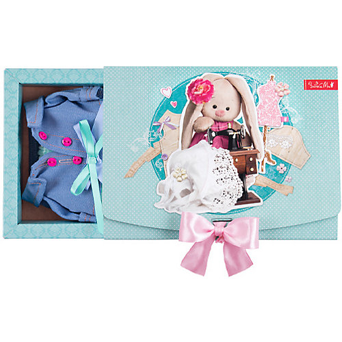 Одежда для мягкой игрушки Budi Basa Джинсовая курточка и юбка из сетки, 25 см от Budi Basa