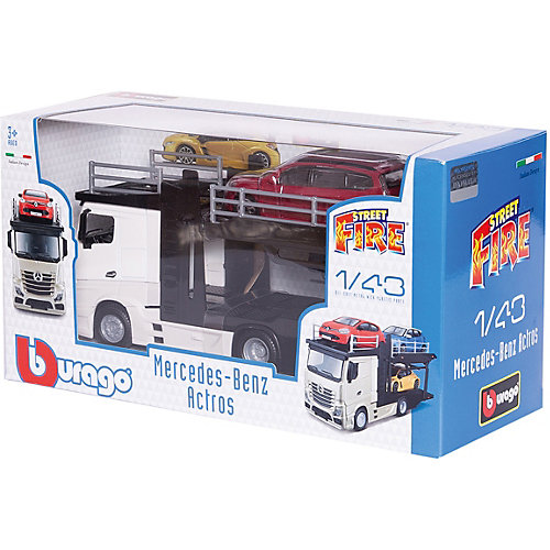 Игровой набор Bburago Street fire Mercedes-benz actros, 1:43 от Bburago