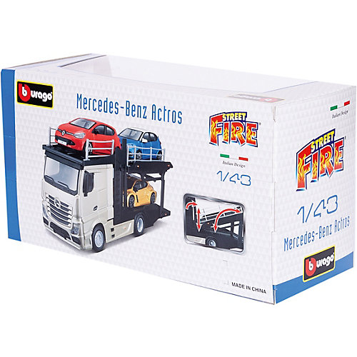 Игровой набор Bburago Street fire Mercedes-benz actros, 1:43 от Bburago