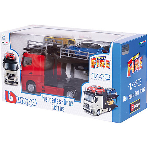 Игровой набор Bburago Street fire Mercedes-benz actros, 1:43 от Bburago