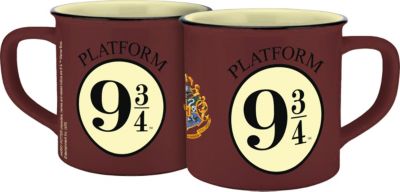 Harry Potter Tasse Hogwarts Express Gleis 9 3/4 rot Trinkbecher Kaffeetasse Mug 