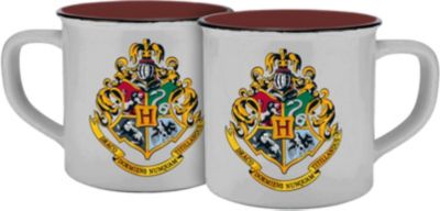 Tasse Glas Untersetzer Harry Potter Geschenk Set Box Hogwarts Crests Wappen 