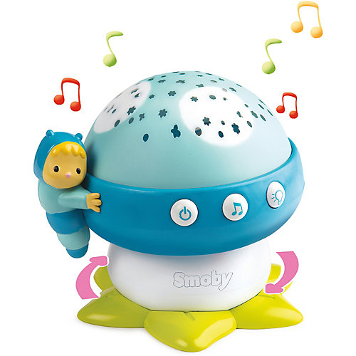 Ночной проектор Грибок, свет, звук от Smoby