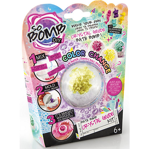 Набор для создания желтой водяной бомбочки Canal Toys So Bomb Diy Crystal Geode