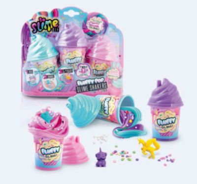 Набор для изготовления воздушного слайма SO SLIME DIY серии "Fluffy", в комплекте 3 слайма