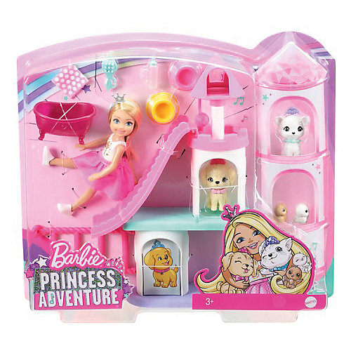 Игровой набор Barbie "Приключения принцессы Челси" Домик для домашних животных от Mattel