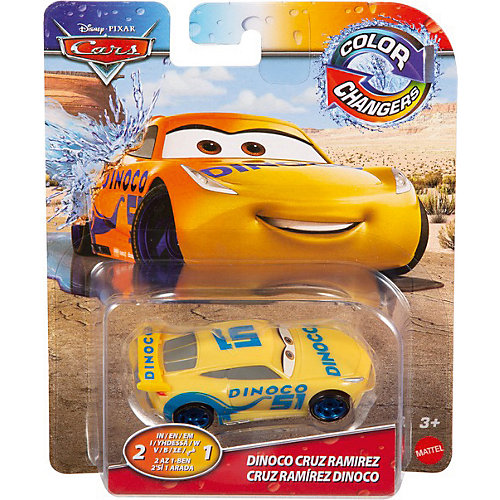 Машинка Cars Крус Рамирес Диноко, меняет цвет от Mattel