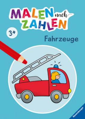 Image of Buch - Malen nach Zahlen ab 3 Jahren: Fahrzeuge