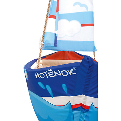 Подвесные качели Hotenok "Морской фрегат" с подушками от Hotenok